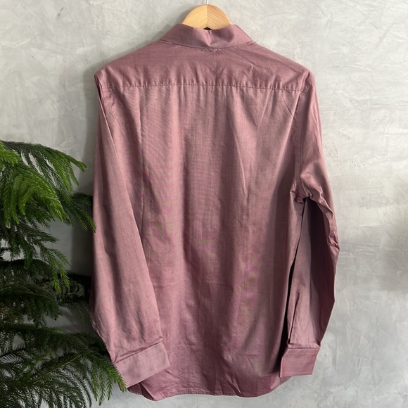 Mens RW&CO. Long Sleeve Button Down Fitted Dress Shirt. Size L - Picture 5 of 7